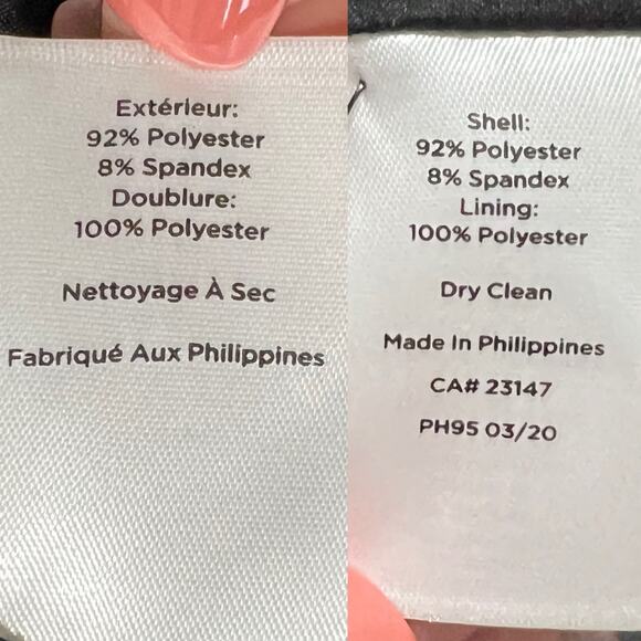 NWT Talbots Women's Black Easy Travel Double Breasted Blazer Jacket Size 2 - Picture 12 of 12